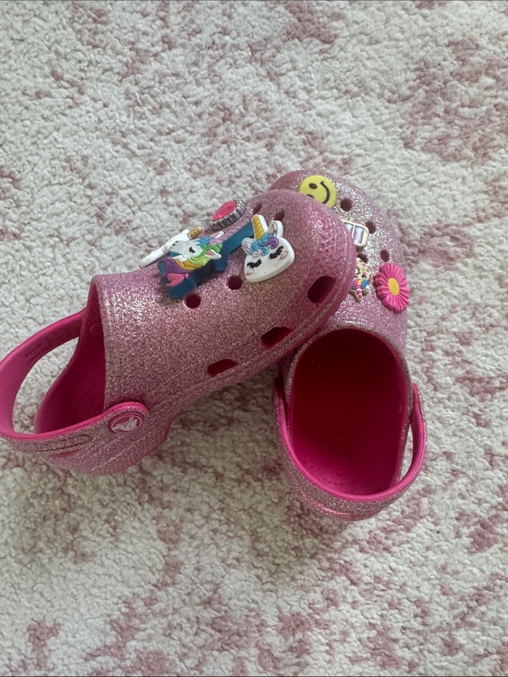 EUC Kids Glitter CROCS